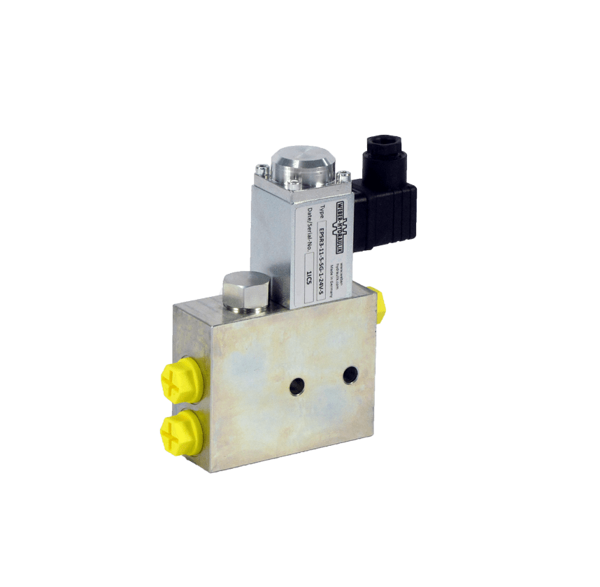 Weber-Hydraulik MSV3/2路紧凑型气阀用于工业液压设备