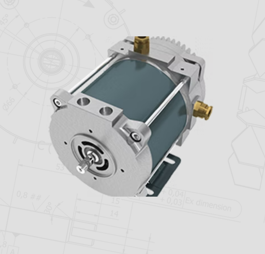  ELNOR 直流防爆电机BA-AP80S带自动复位的过载保护